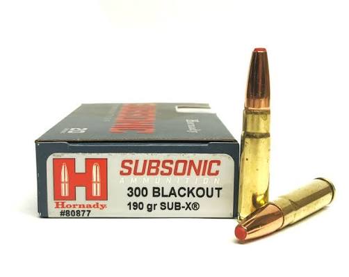 Hornady subsonic - SUB-X