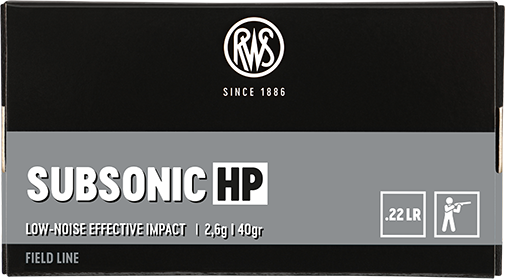 RWS SUBSONIC HSP .22 L.R. 2,6g