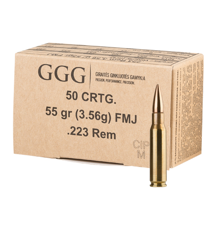 GGG .223 REM 55grs FMJ