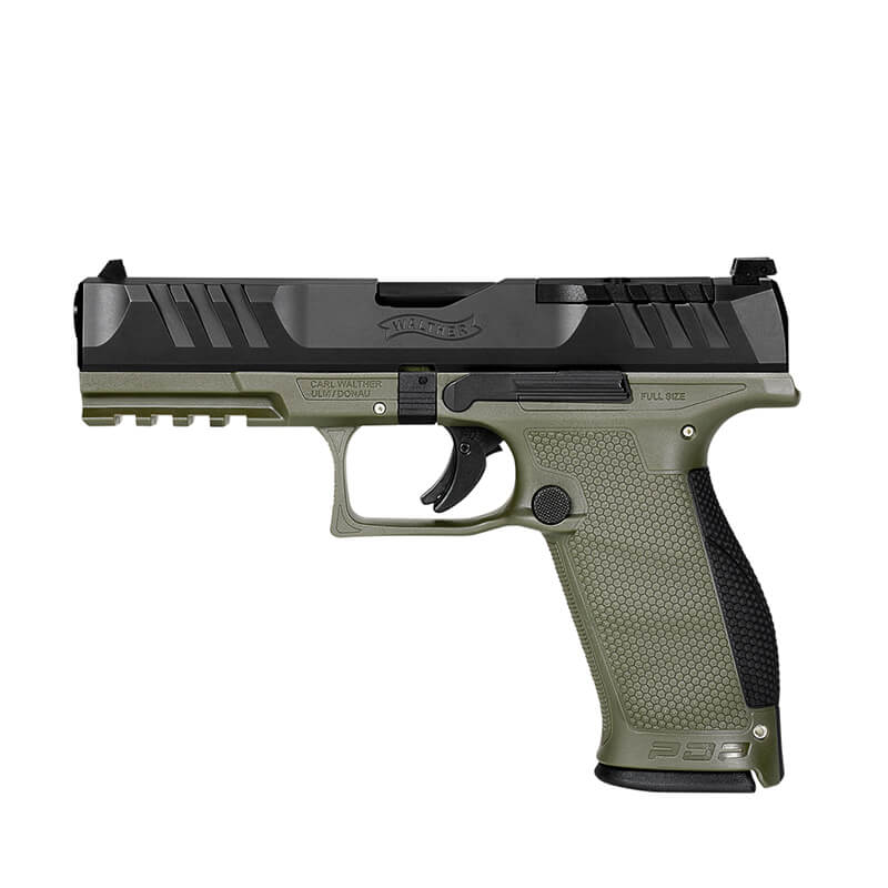 WALTHER PDP FS 9X19 4,5&quot; OD GREEN