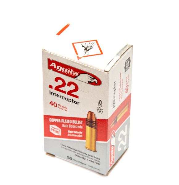 AGUILA .22LR Interceptor 40gr SP