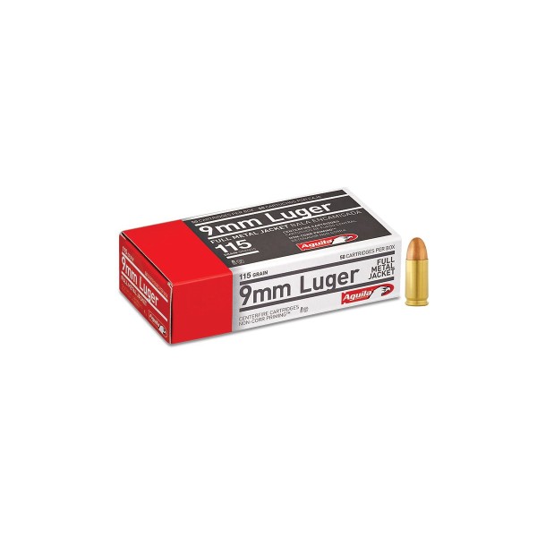 AGUILA 9x19 FMJ 115gr