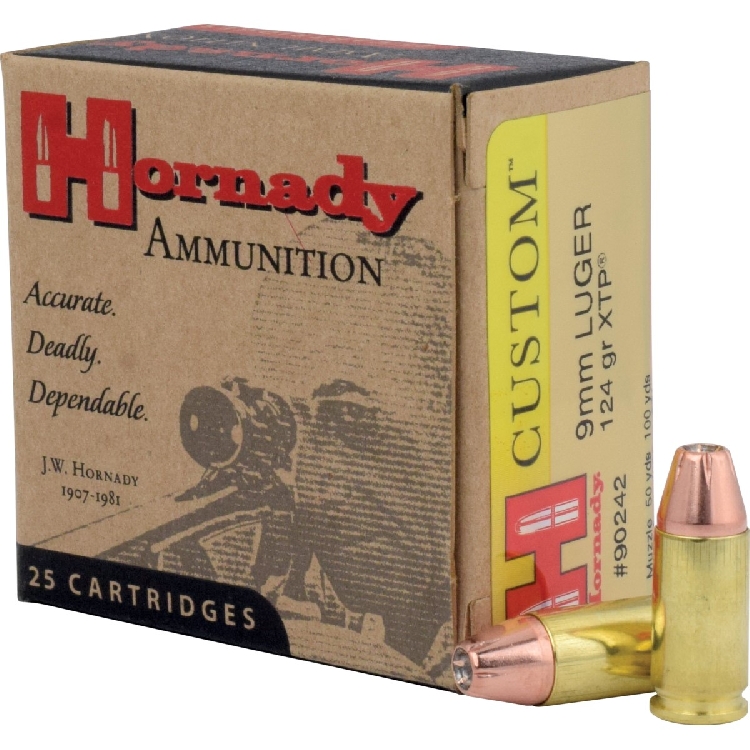 HORNADY 9mm LUGER JHP/XTP 9,5g