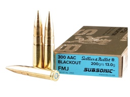 [V341302] Sellier&amp;Bellot 300AAC FMJ Subsonic