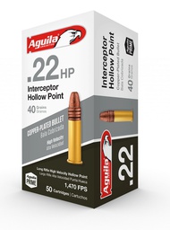 [635016HP] AGUILA 22.LR INTERCEPTOR 40gr HPHV