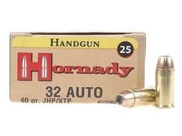 [5590062] HORNADY .32 AUTO JHP/XTP