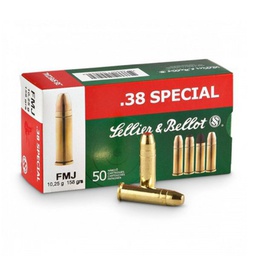 [11V311412] Sellier&amp;Bellot .38 SPEC FMJ 10,25g